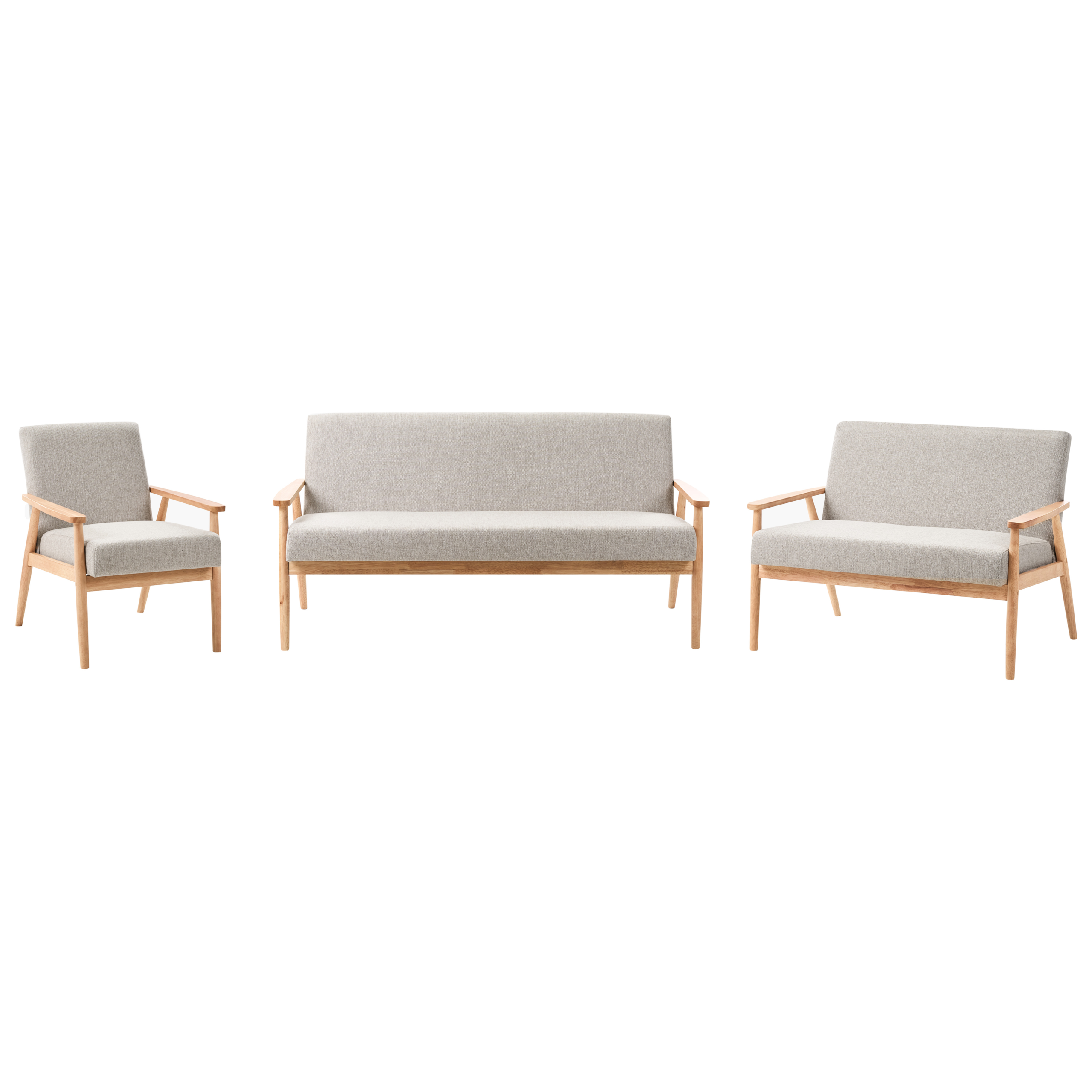 Sofasæt 6 personers ESRUM Lysebrun/grå