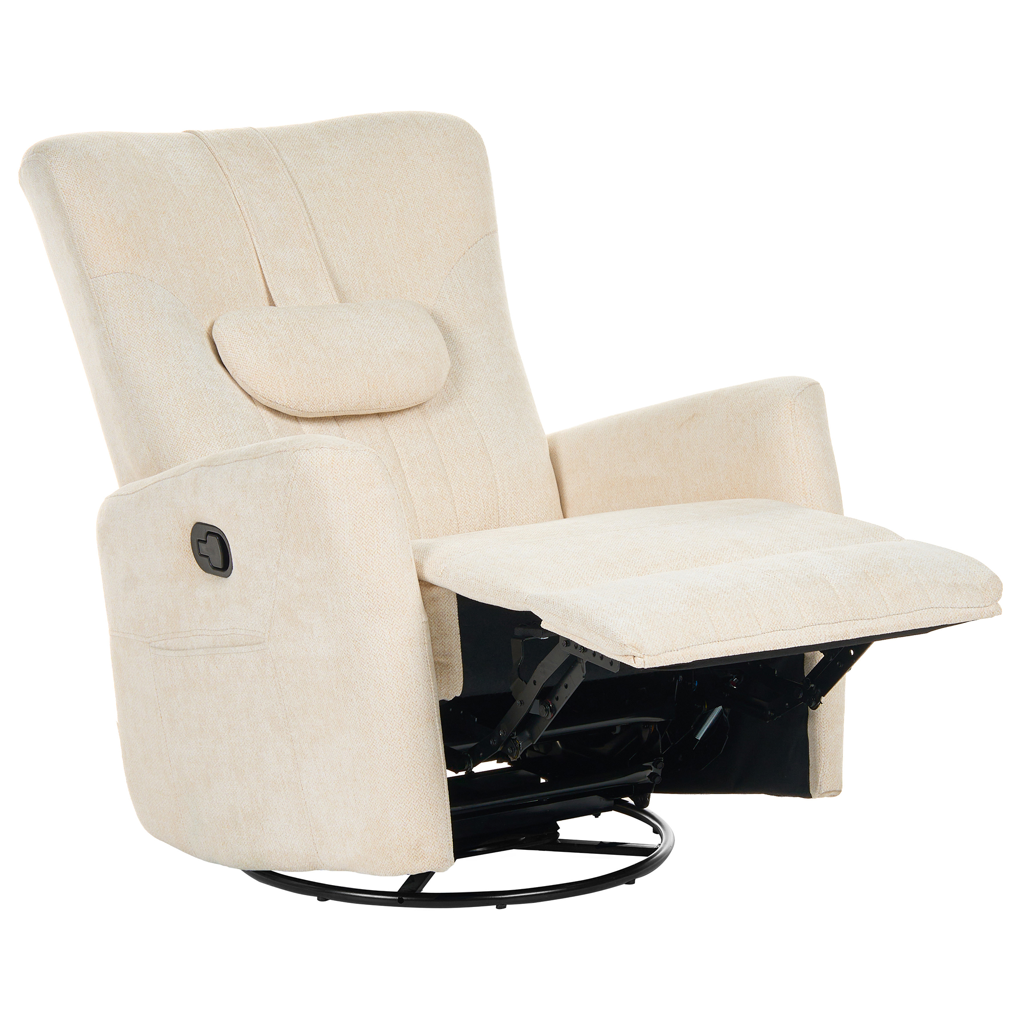Gynge hvilestol REA Chenille Lys Beige