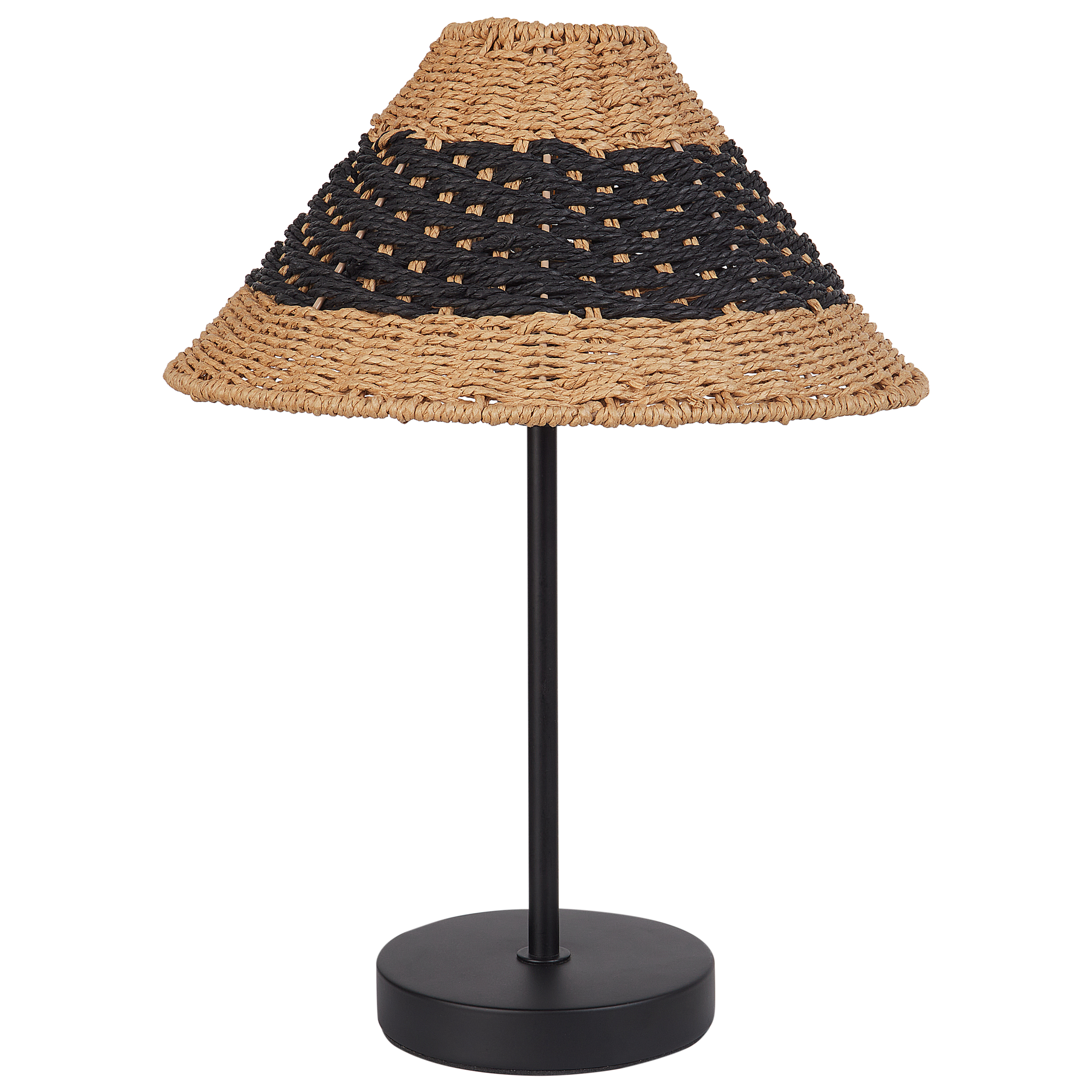 Bordlampe MOMBA papirreb Sort