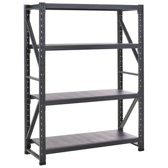 Hylder til garagen FIUGGI 150 cm 200 cm Metal Sort