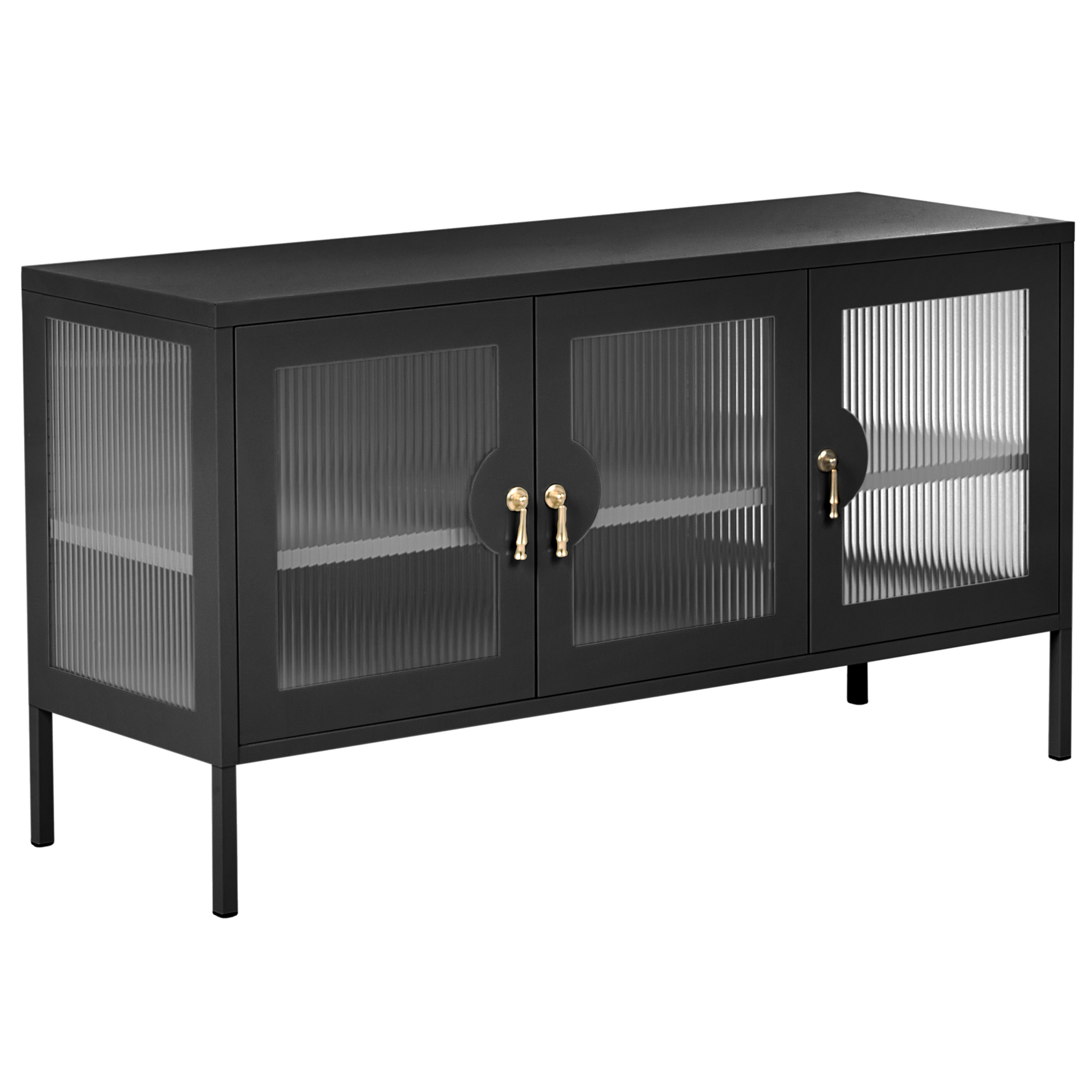 Skænk GLEORA Metal Sort