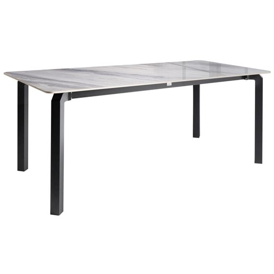 Havebord FELETTO 180 cm 90 cm Sten Grå marmor