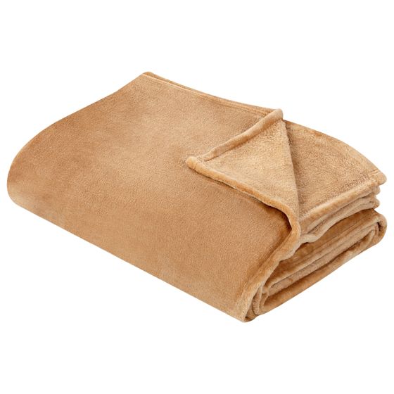 Plaid BAYBURT 200 x 220 cm Beige