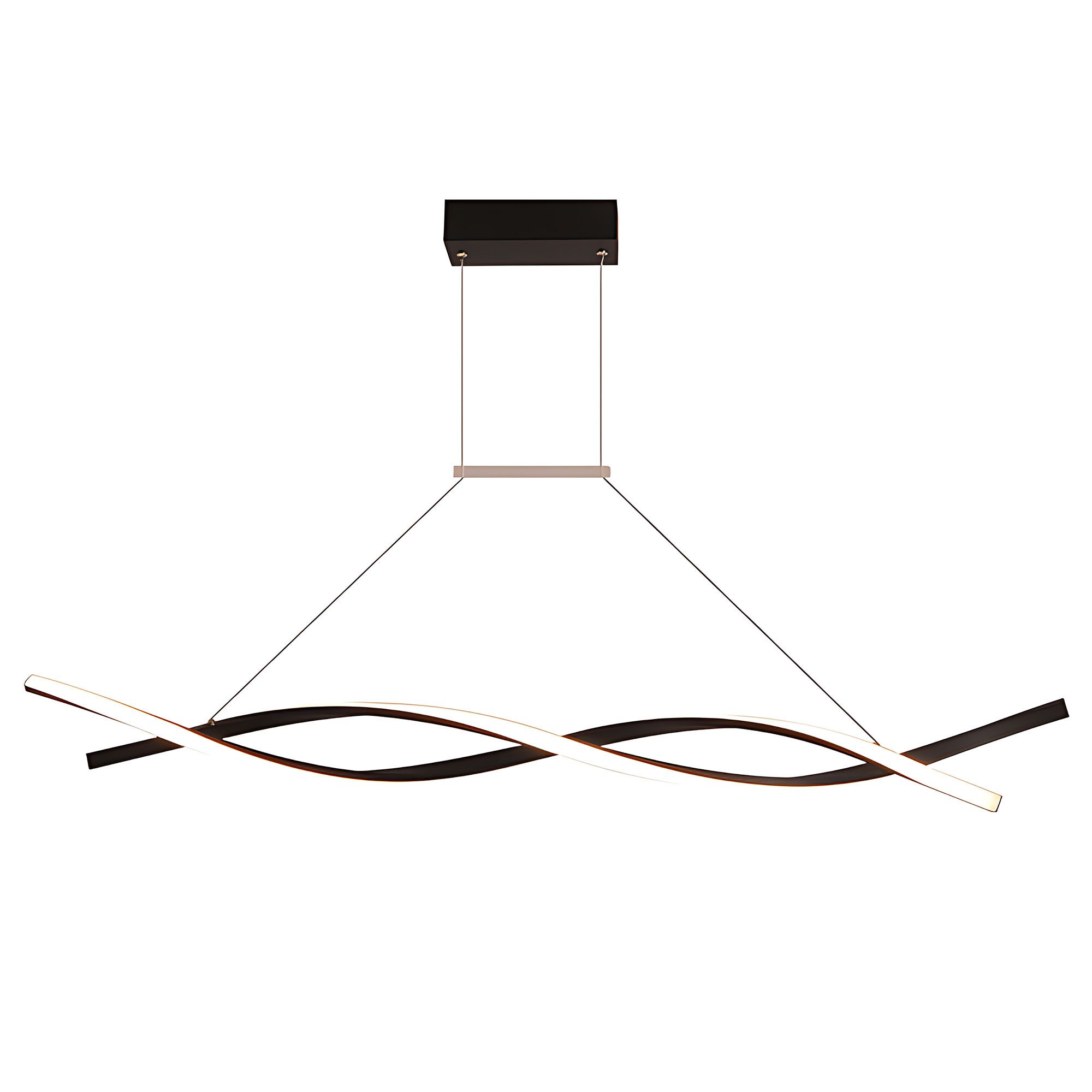 TOOLIGHT hængende loftlampe LHJ020-CP LED Sort 15x15x120cm
