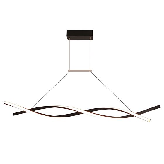 TOOLIGHT hængende loftlampe LHJ020-CP LED Sort 15x15x120cm