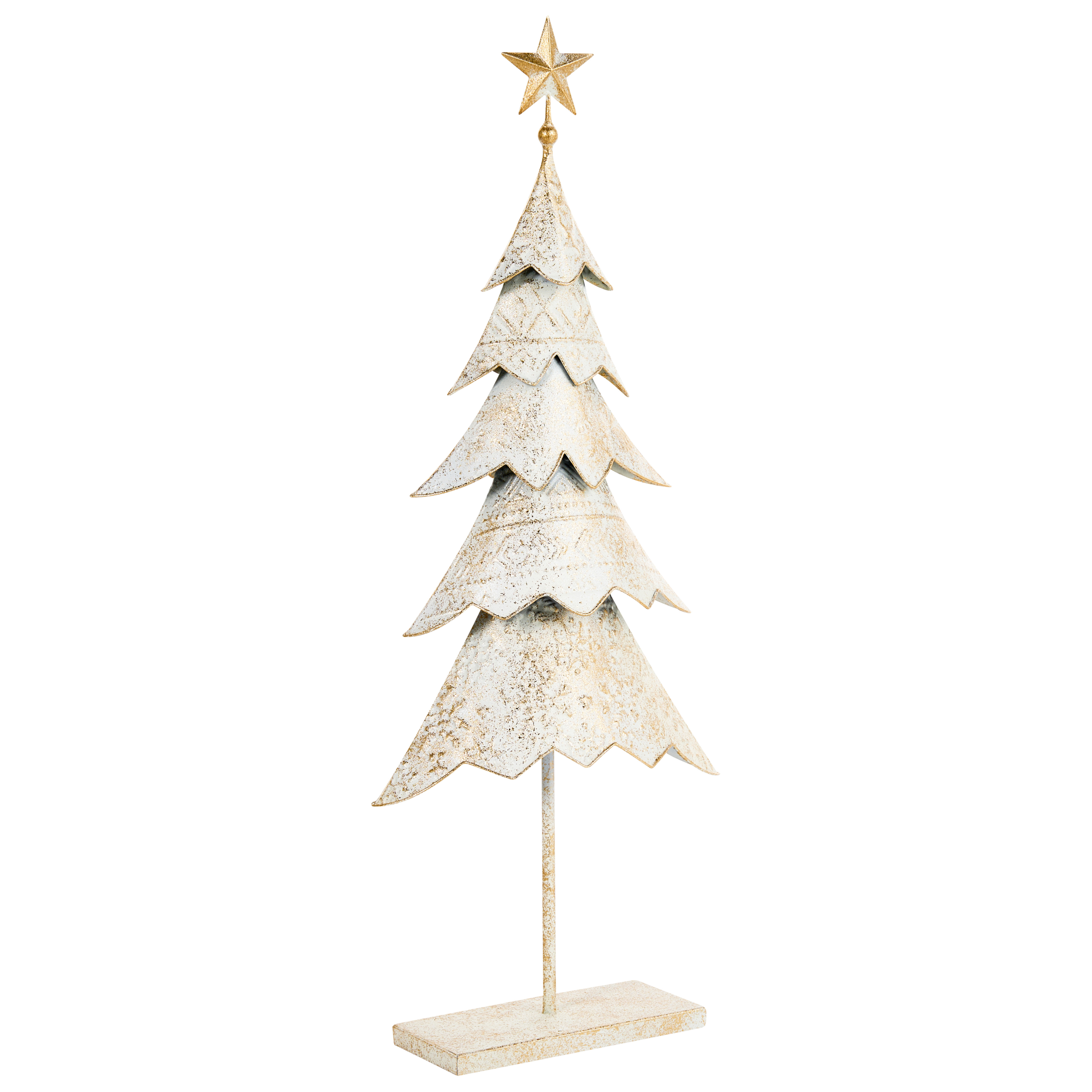 Juledekoration HANKO 98 cm Juletræ Guld