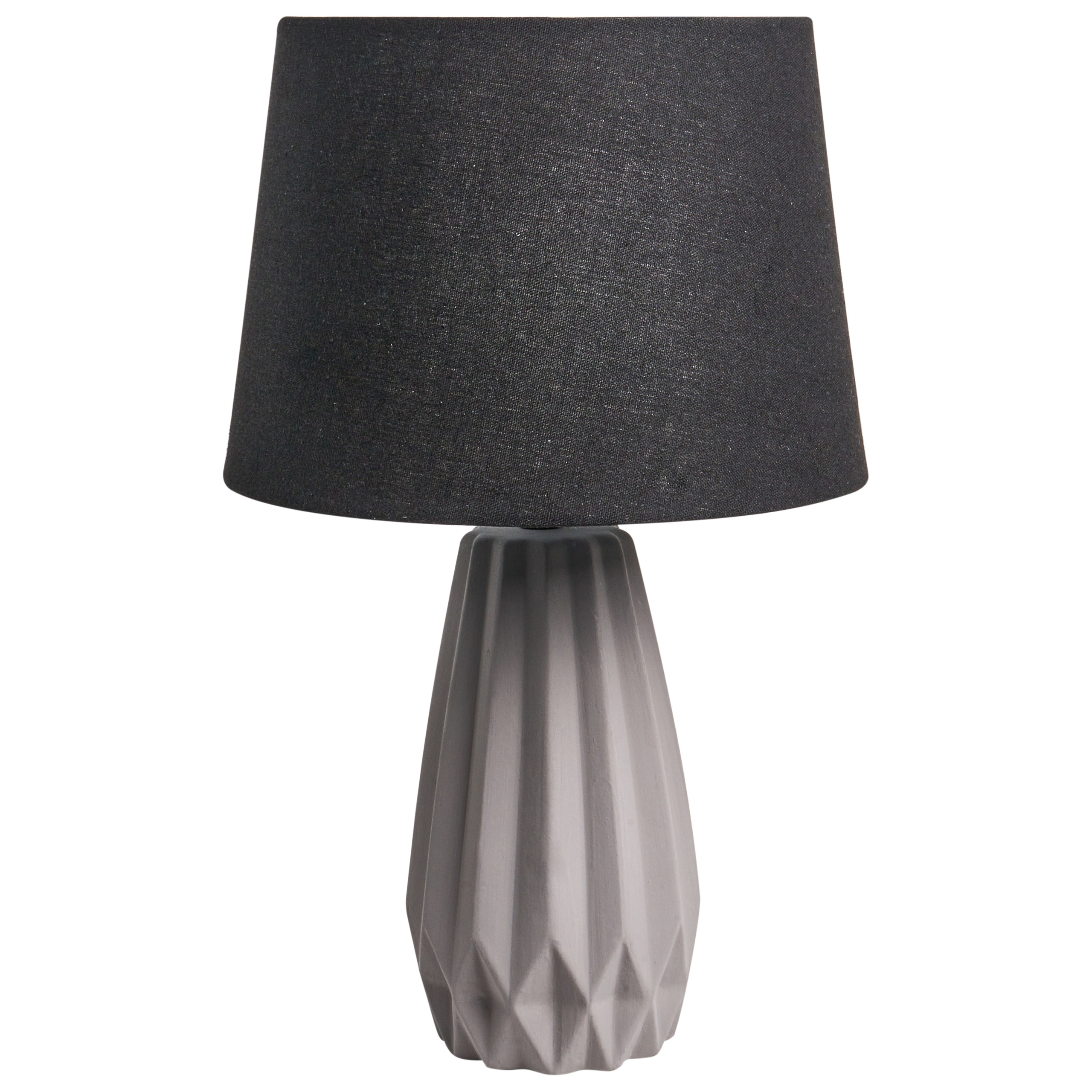 Bordlampe MONTAGUA Keramik Grå