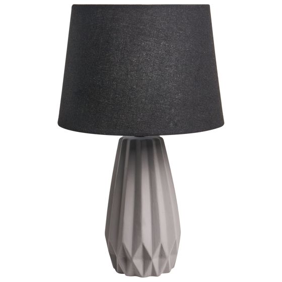 Bordlampe MONTAGUA Keramik Grå