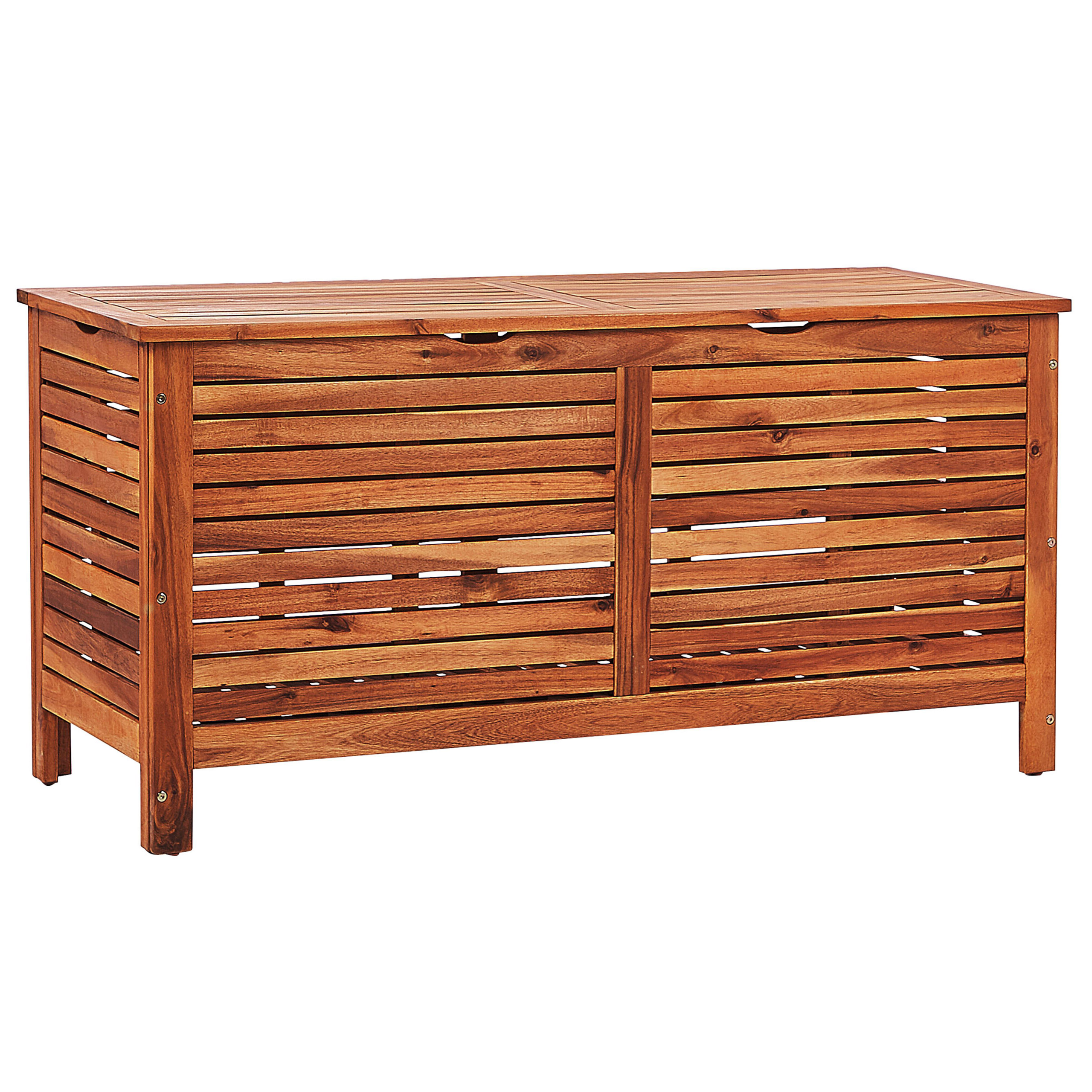 Opbevaringsboks RIVIERA 130 cm 48 cm Akacietræ Brun