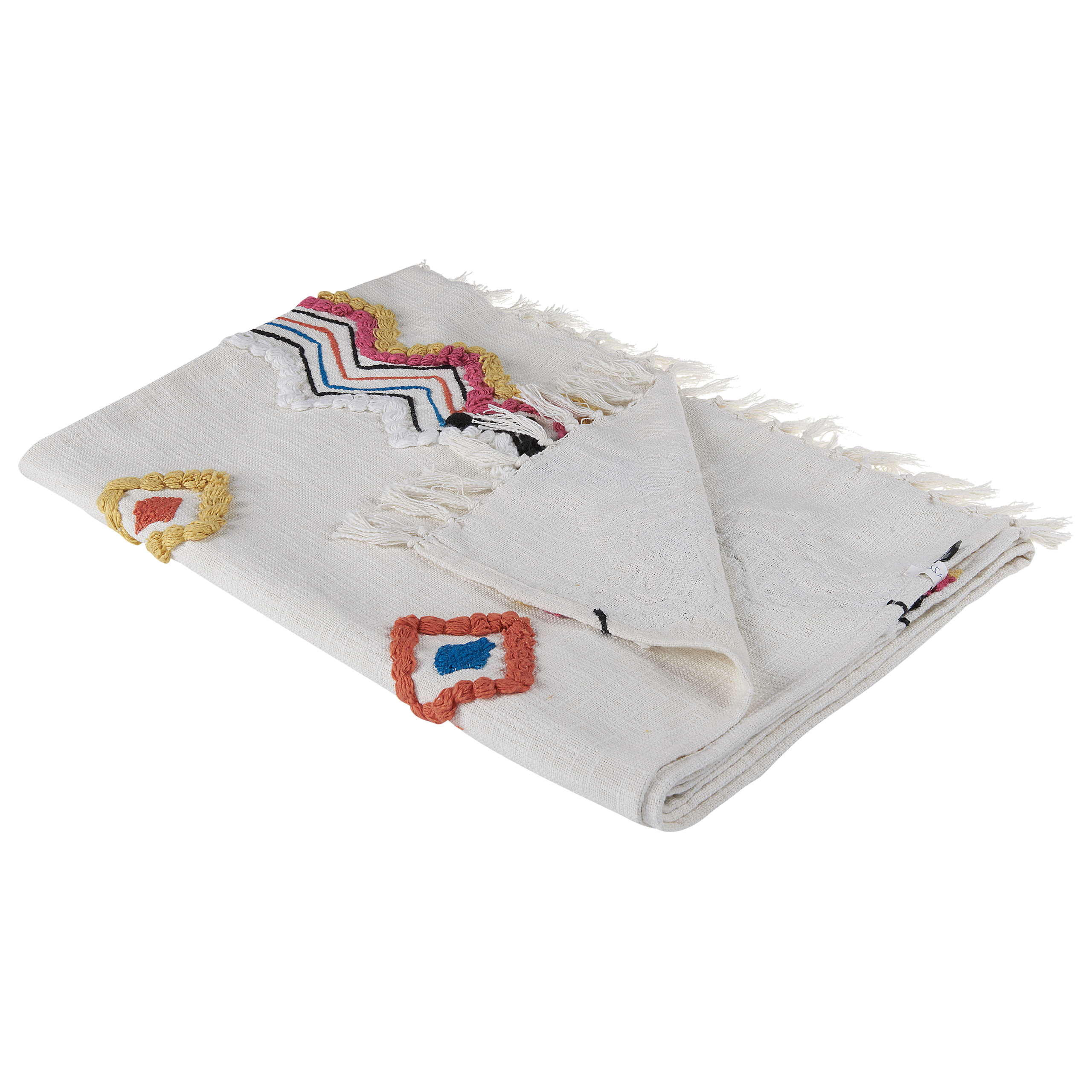 Plaid MORENA Bomuld 130 x 180 cm Multifarvet