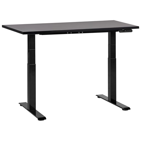 Elektrisk justerbart hæve sænkebord DESTINES 120 cm 72 cm Sort
