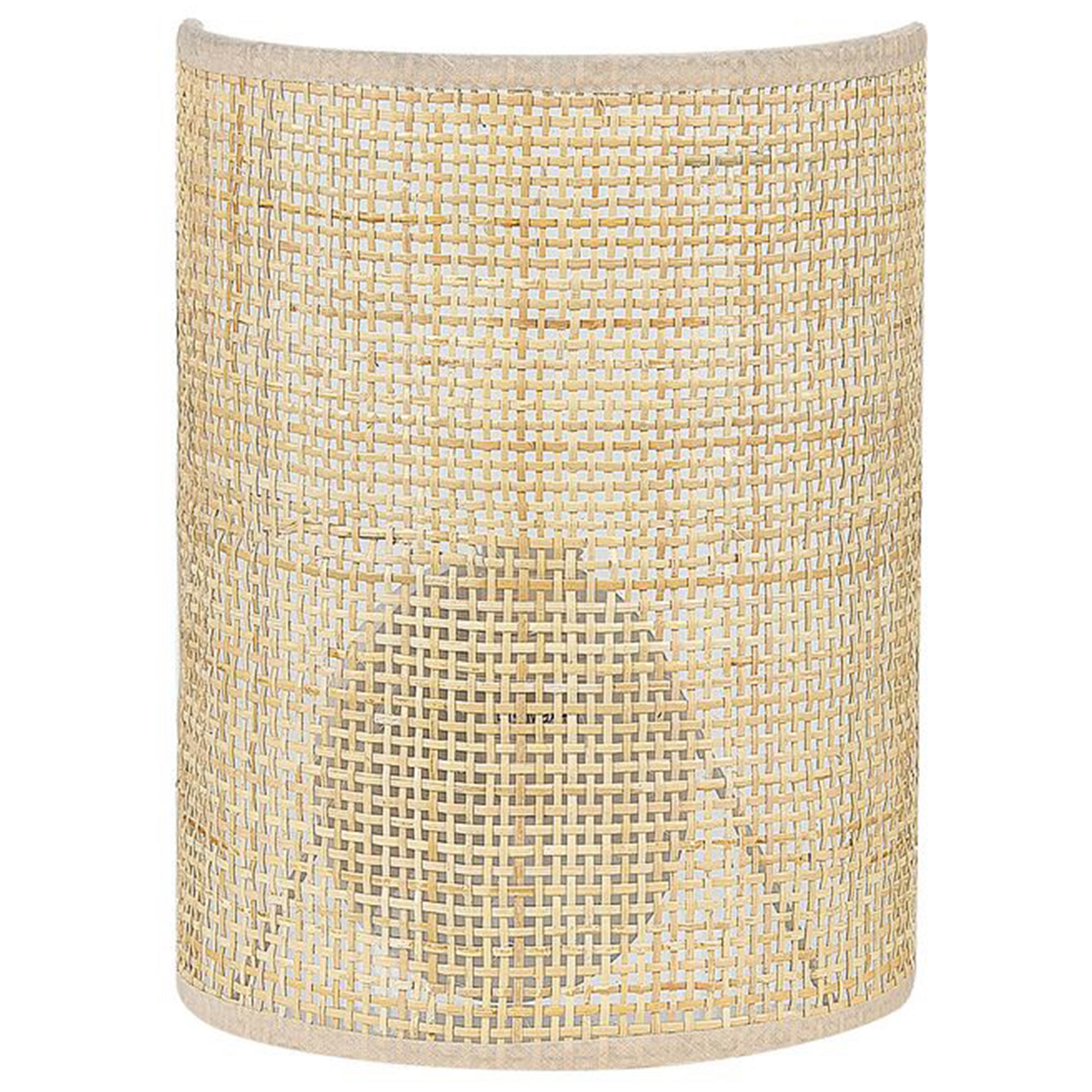 Væglampe DEMITRIE Rattan Naturlig