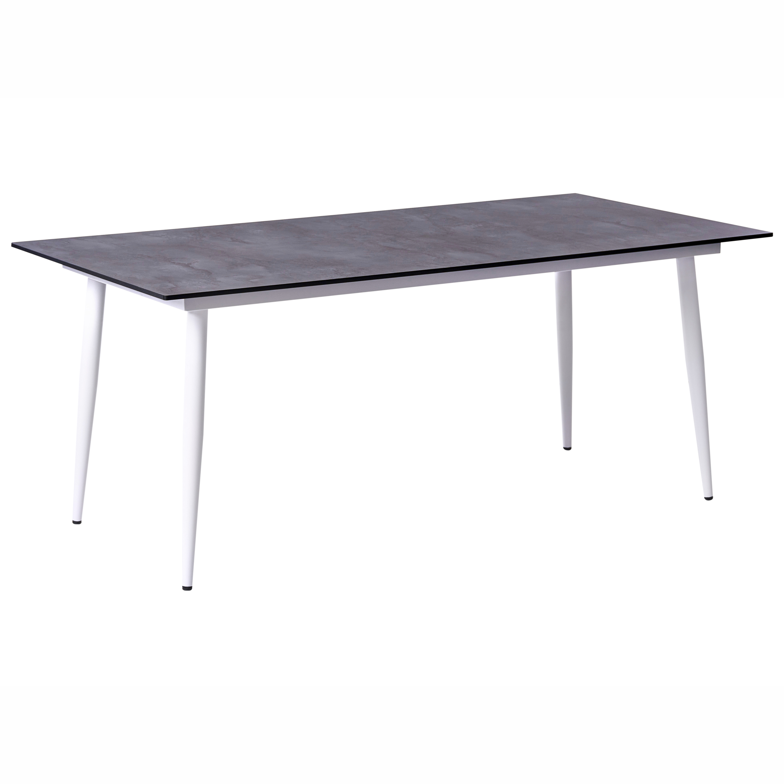 Havebord TOLENTINO 180 cm 90 cm Sten effekt Grå