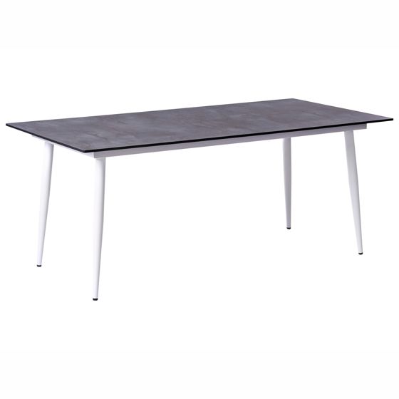 Havebord TOLENTINO 180 cm 90 cm Sten effekt Grå