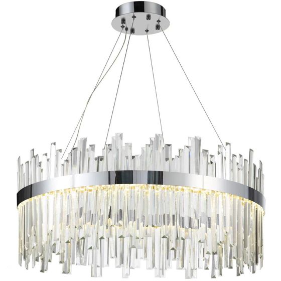 TOOLIGHT hængende loftlampe APP1516-CP60 Krom 60x60x60cm