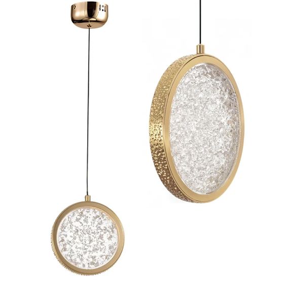 TOOLIGHT hængende loftlampe LHJ100-1CP LED Guld 2x20x20cm