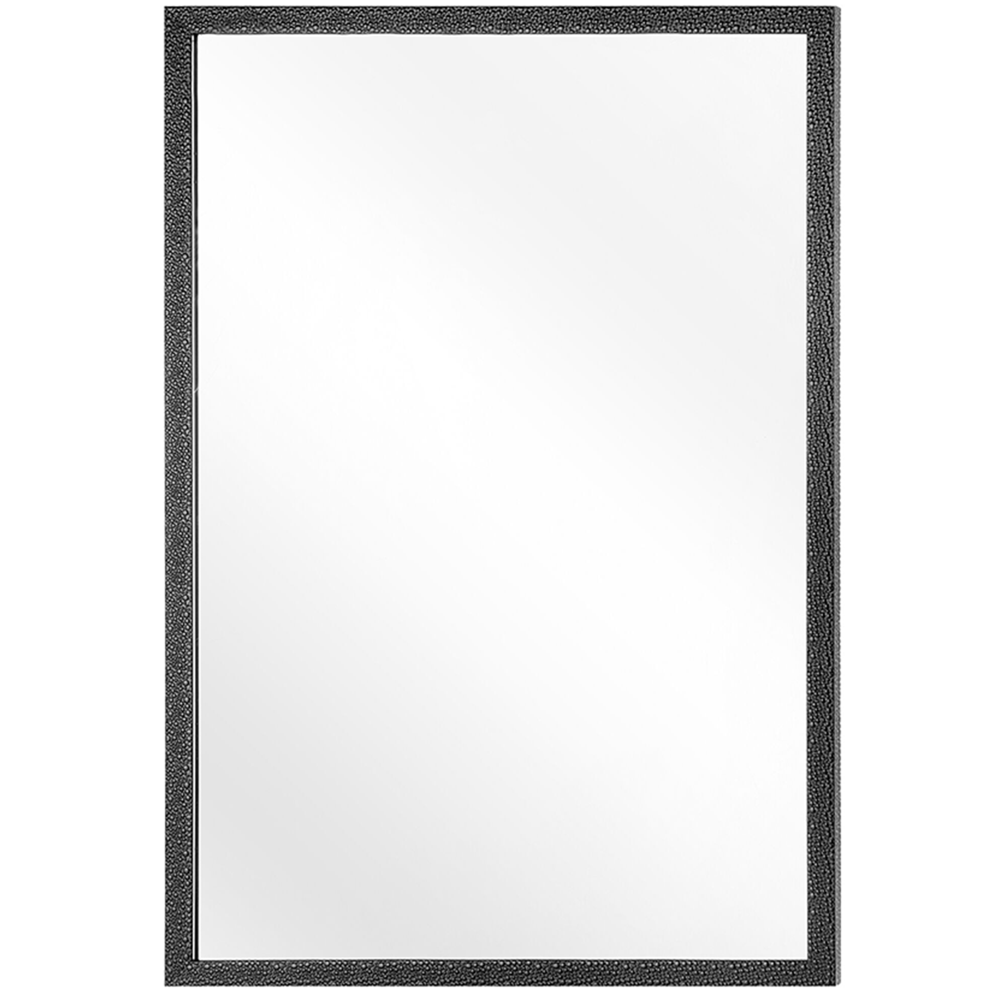 Vægspejl MORLAIX 60 cm 90 cm Sort