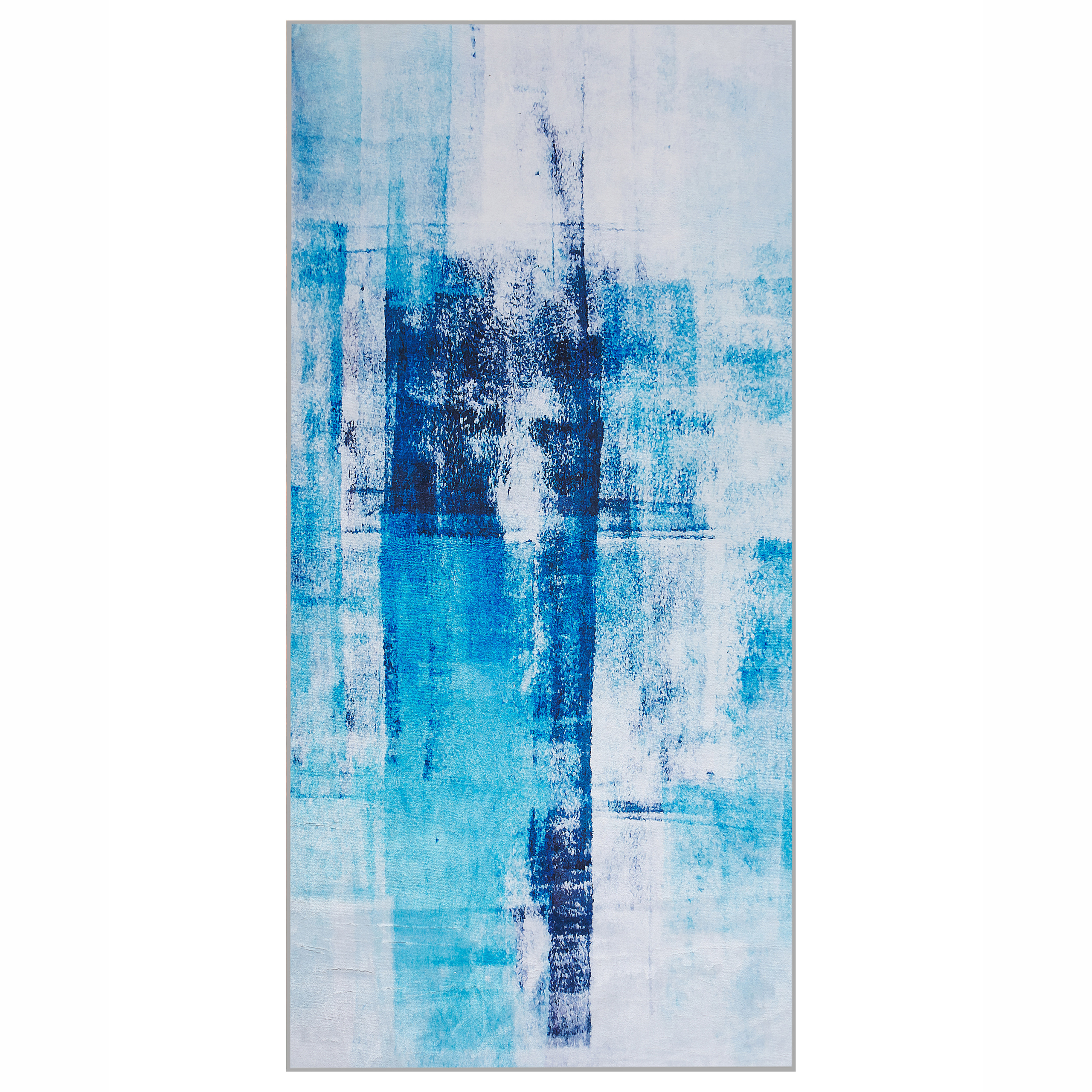 Gulvtæppe TRABZON Blå 80 x 150 cm