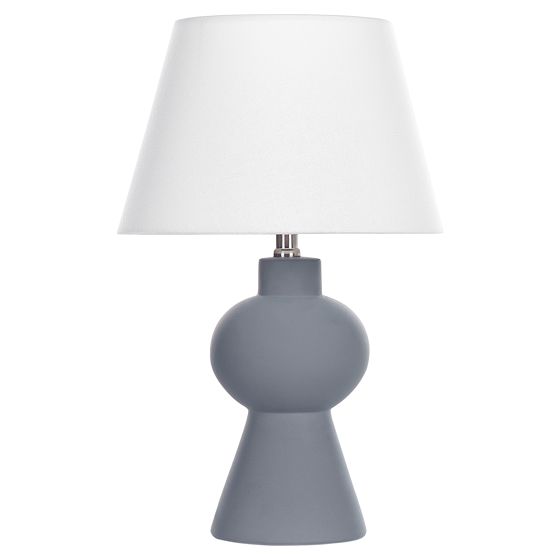 Bordlampe FABILOS Keramik Grå