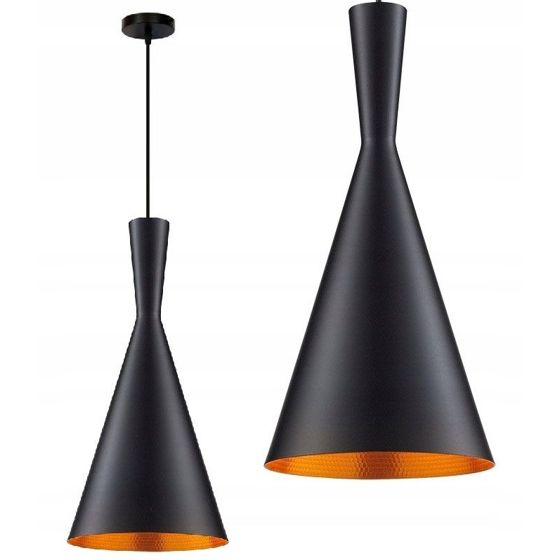 TOOLIGHT hængende loftlampe APP079-1CP COSTA B Sort 38x18,5x38cm