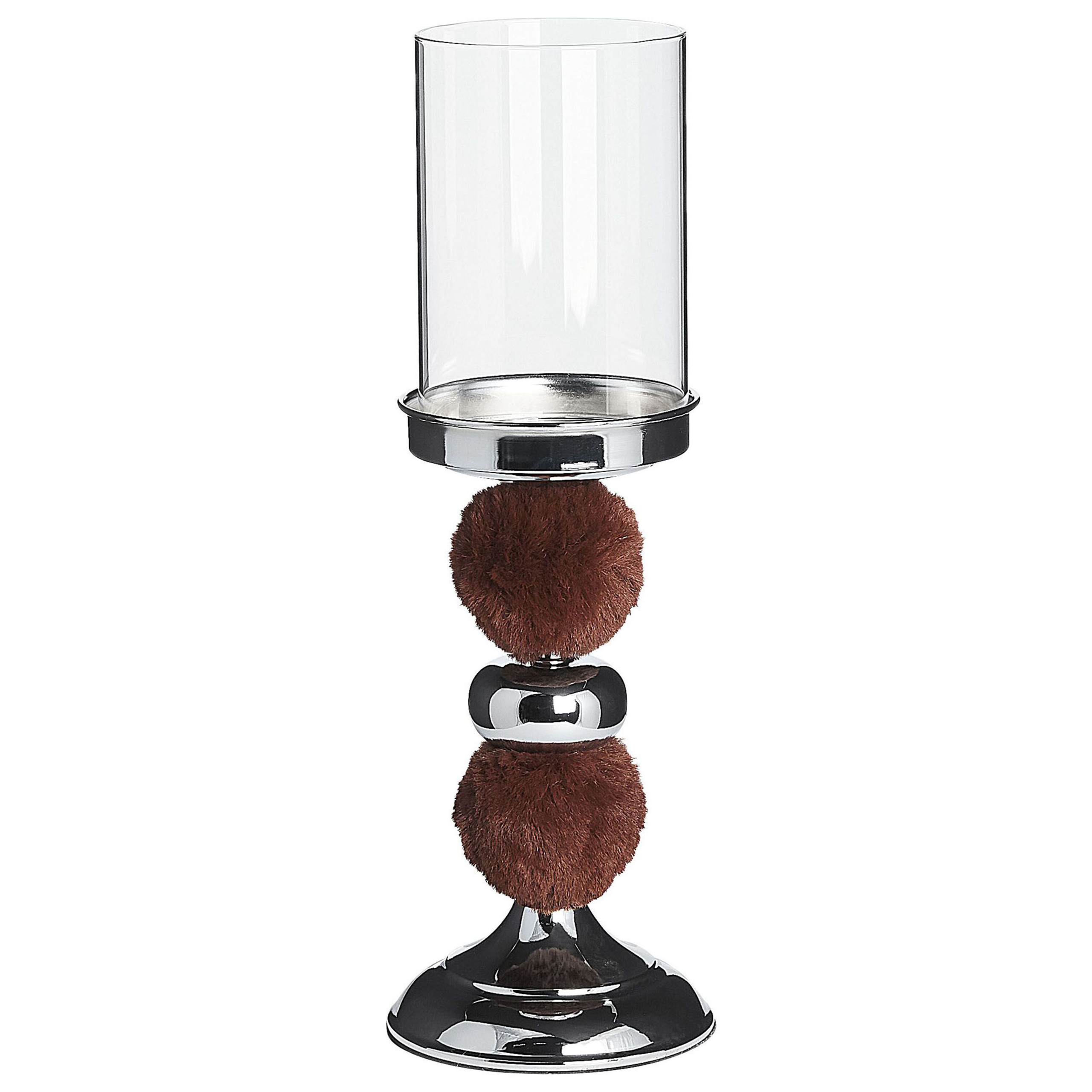 Lysestage PADRE 38 cm Glas Brun