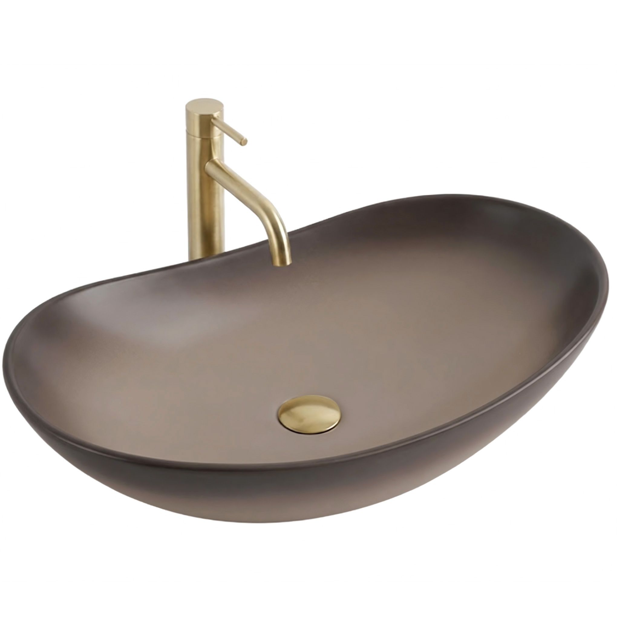 REA bordmonteret håndvask Royal Ombre Beige, 62x36x16cm