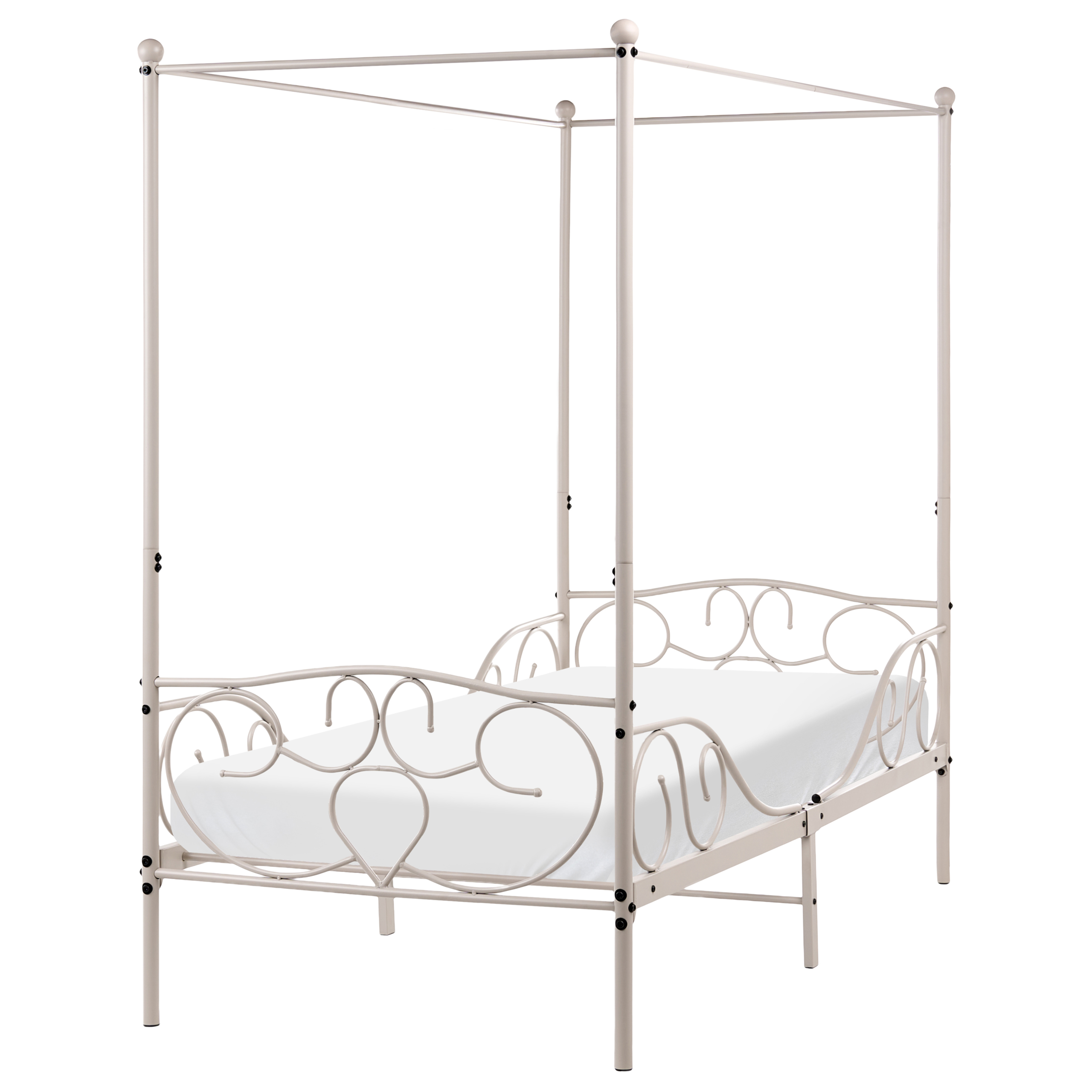 Himmelseng Metal SORMERY 90 x 200 cm Lys Beige