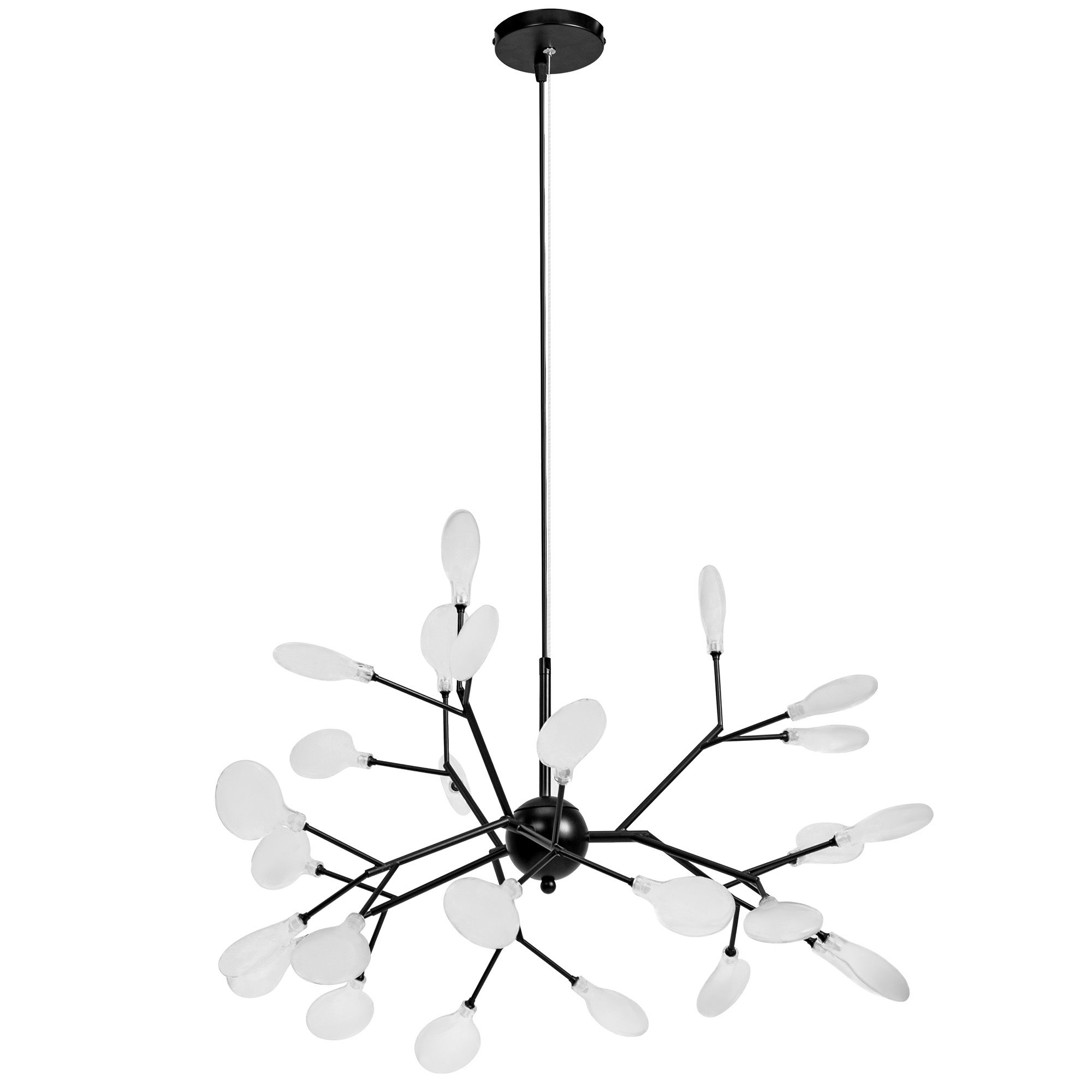 TOOLIGHT hængende loftlampe APP590-CP Sort 70x70x60cm