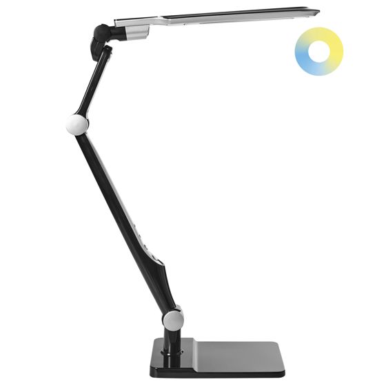 LED skrivebordslampe PEGASI Med dæmpning Sort