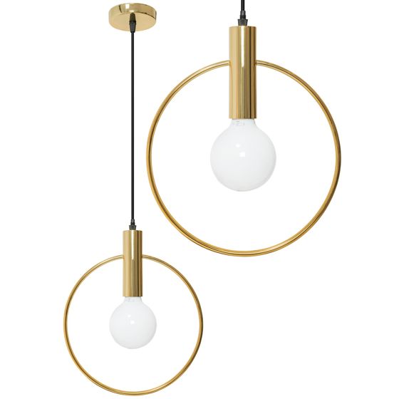 TOOLIGHT hængende loftlampe APP485-1CP Guld 35x28x60cm