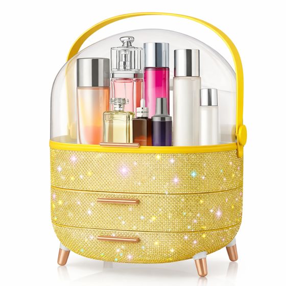 NETTLIFE Opbevaringsæske til makeup og smykker: Med justerbare skillevægge til neglelak og kosmetik
