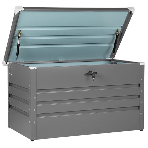 Opbevaringsboks CEBROSA 100 cm 62 cm Metal Grå