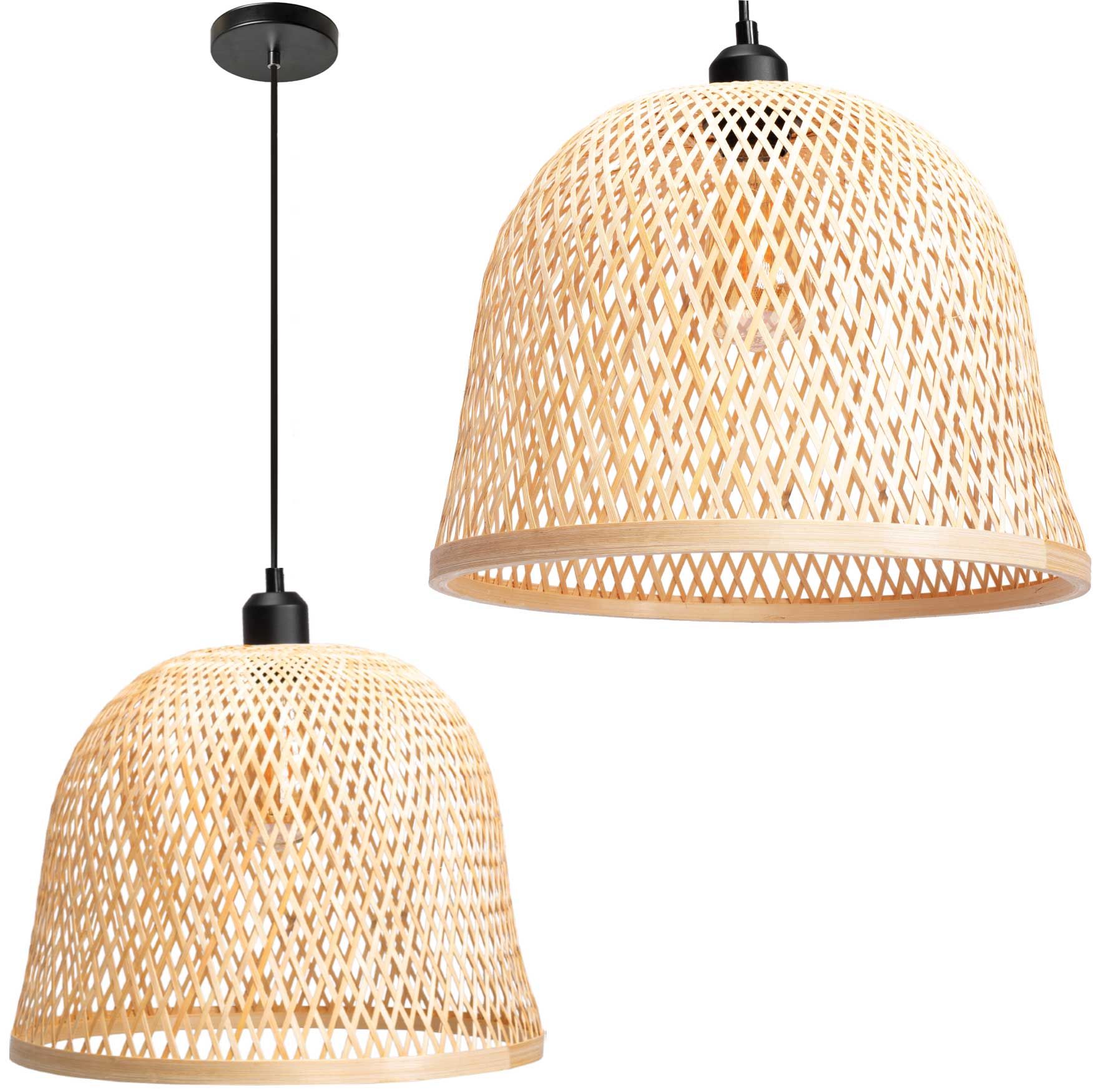 TOOLIGHT hængende loftlampe APP1336-1CP BOHO Beige 26,5x35x26,5cm