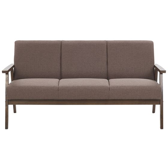 Sofa 3 personers ASNES Brun