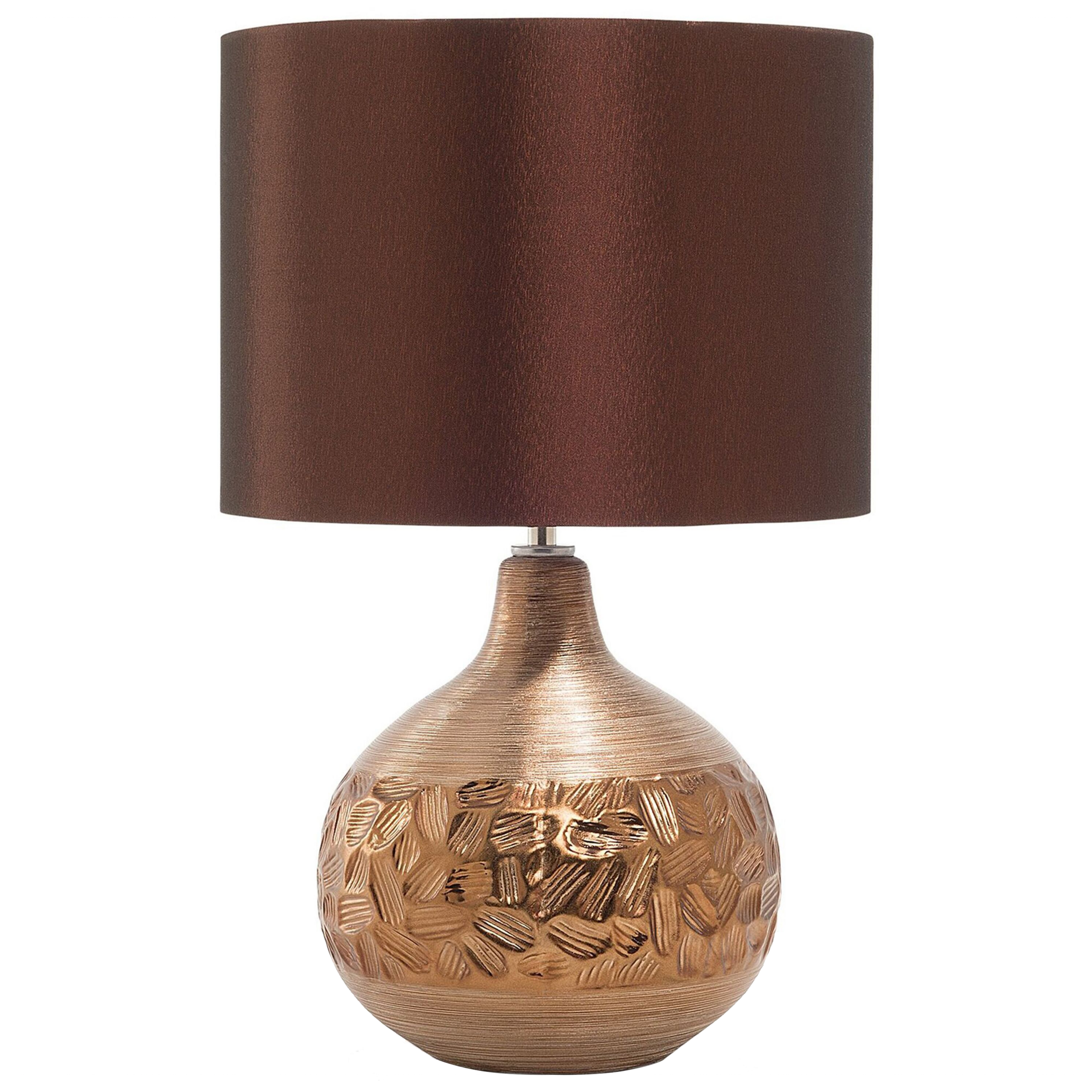Bordlampe YAKIMA Porcelæn Brun
