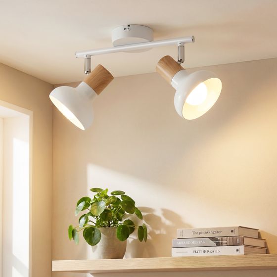 NETTLIFE Vintage - loftspotlight E14, til industriel brug, justerbar jernskærm, uden pære