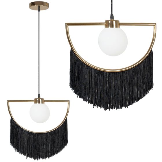 TOOLIGHT hængende loftlampe APP968 Sort 38x38x155cm
