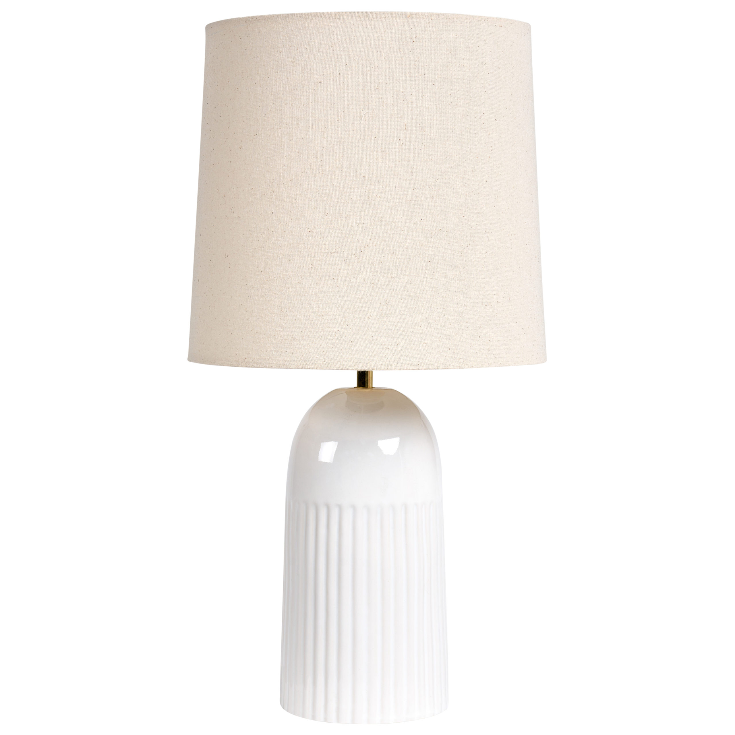 Bordlampe SALIENTE Keramik Cremehvid