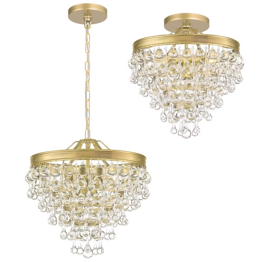 TOOLIGHT hængende loftlampe APP1621-3CP Guld 31,5x31,5x33cm