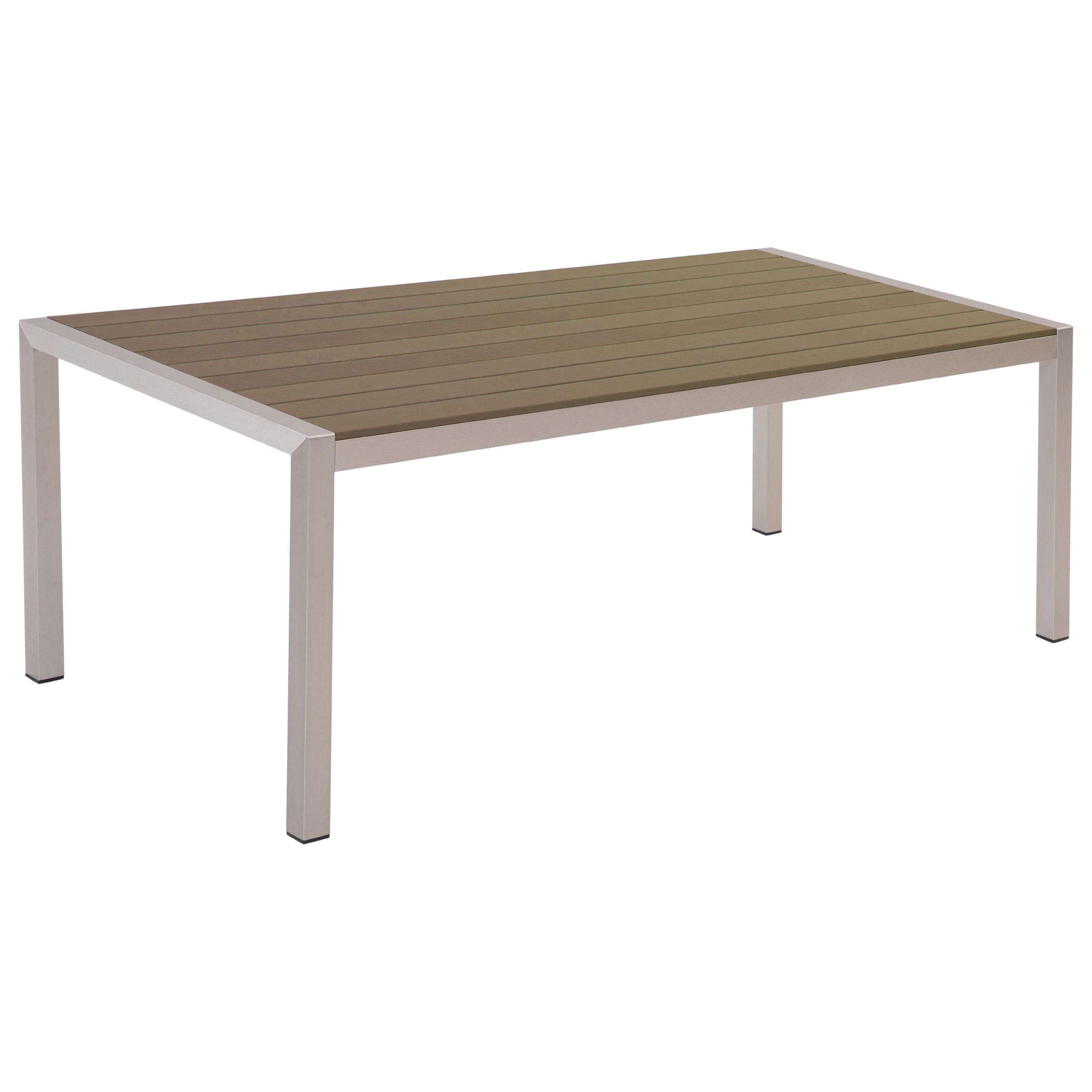 Havebord VERNIO 180 cm 90 cm Metal Brun
