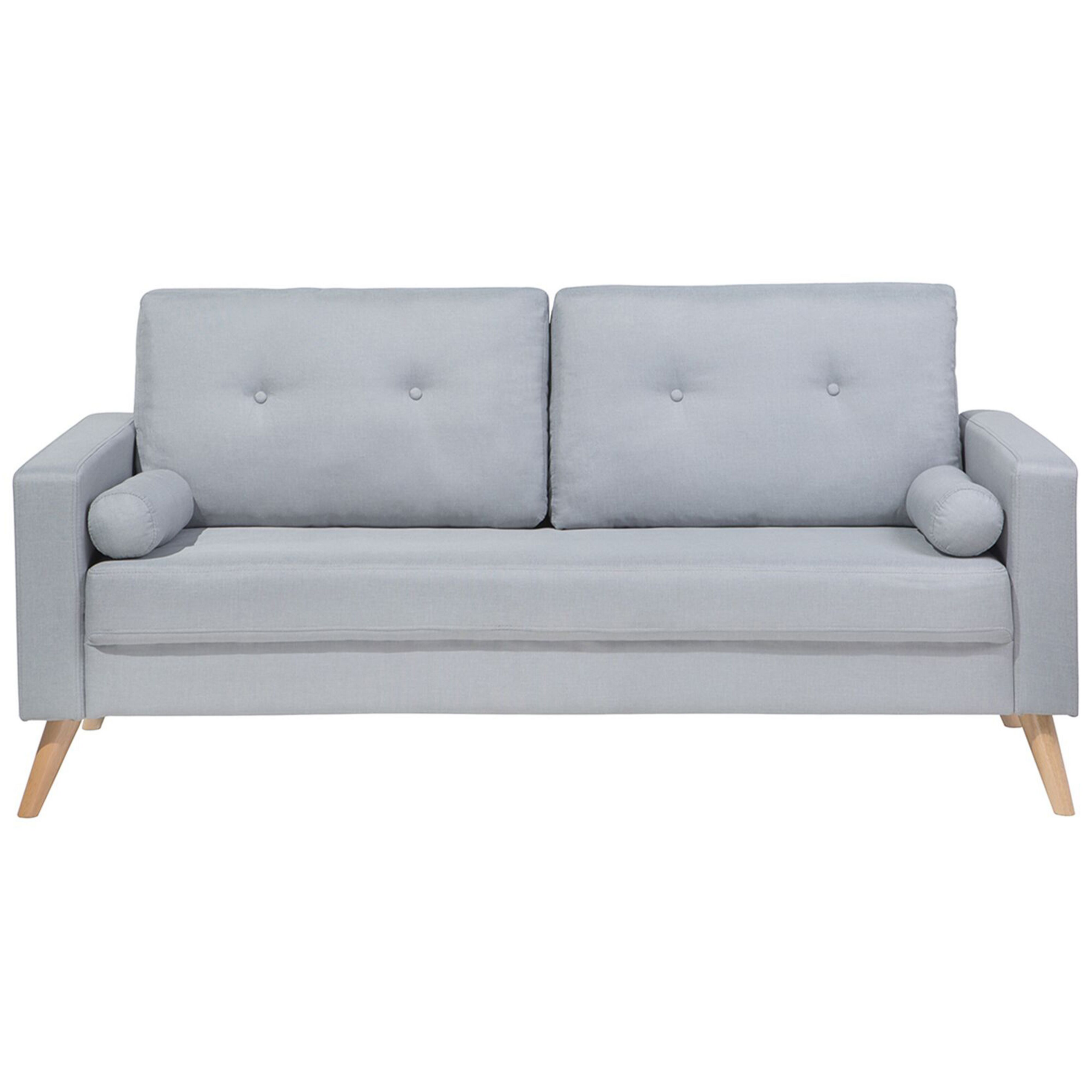 Sofa 2 personers KALMAR Lysegrå