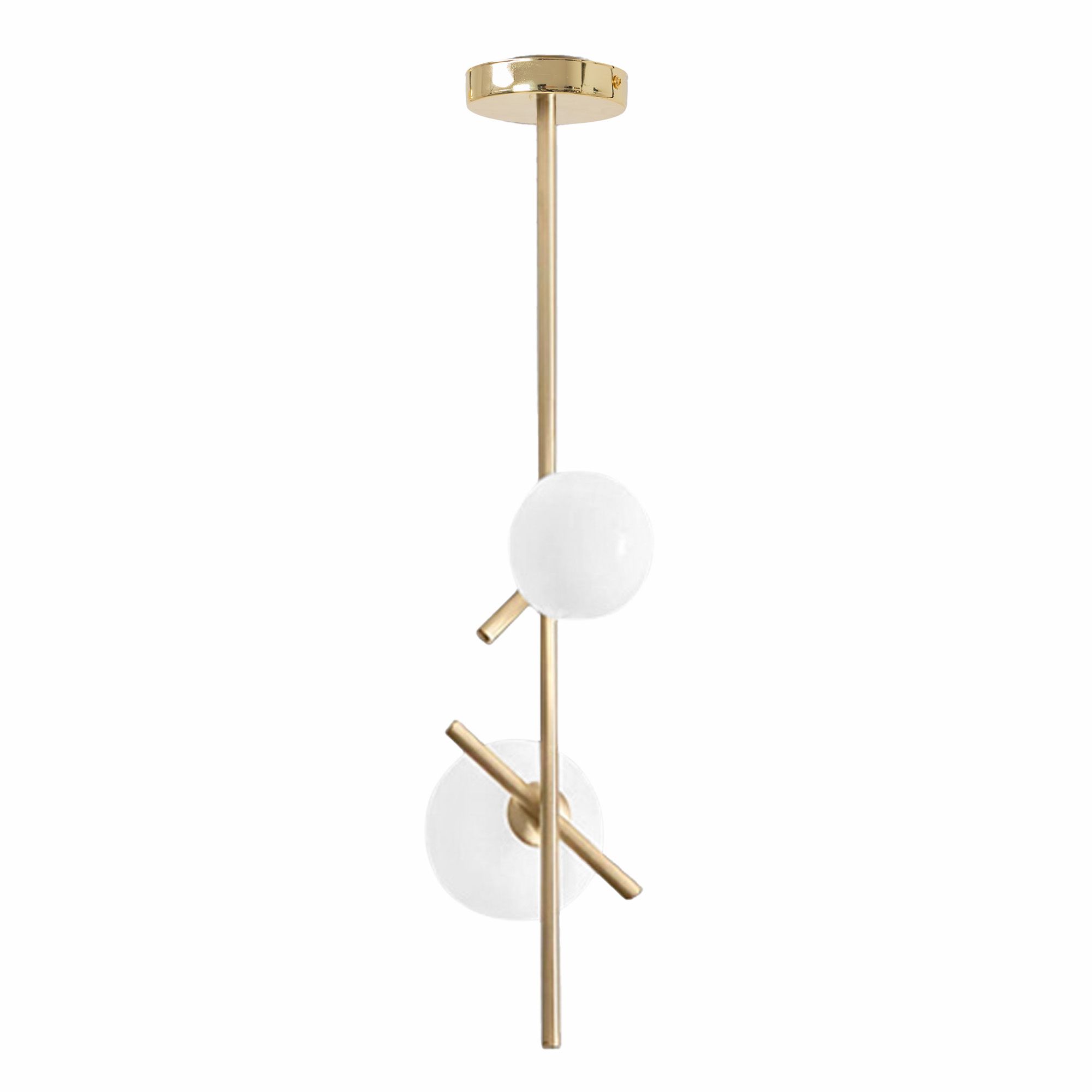 TOOLIGHT hængende loftlampe APP1666-2CP Guld 74x34x74cm