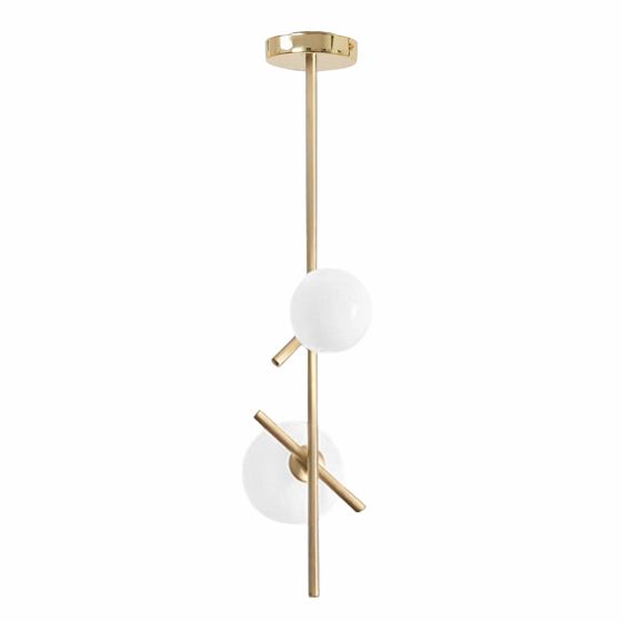 TOOLIGHT hængende loftlampe APP1666-2CP Guld 74x34x74cm