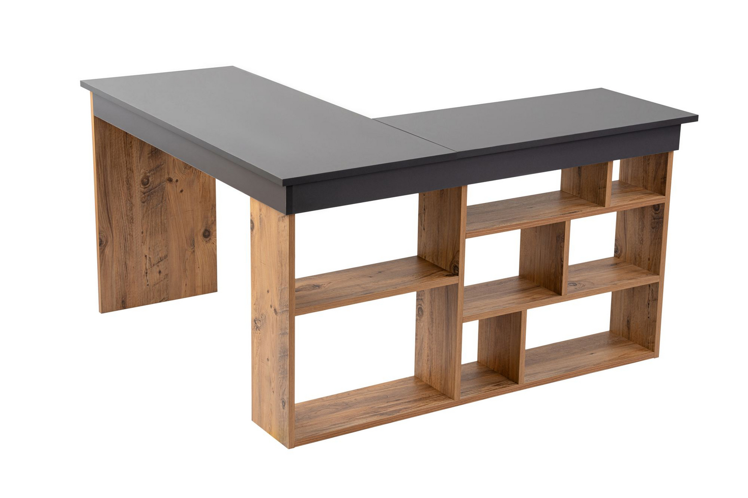 Norda Design Moderne skrivebord, 130 x 72 x 120 cm | 100% melaminbelagt spånplade, 60 kg kapacitet
