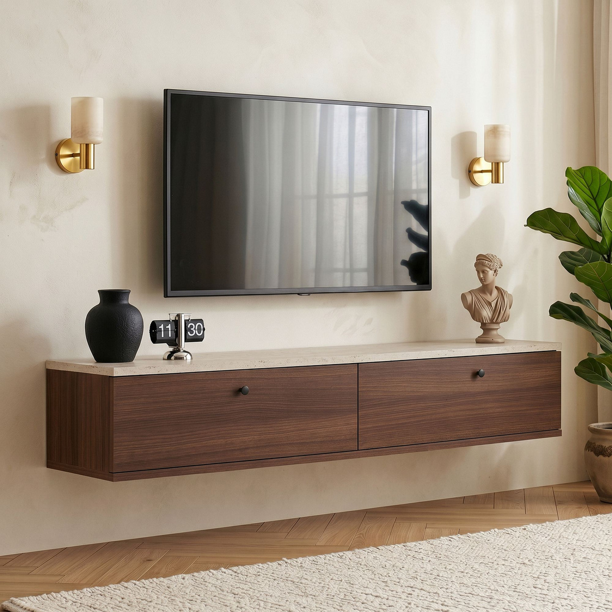Norda Design TV-bord Ligne 140 25 x 140 x 25 cm