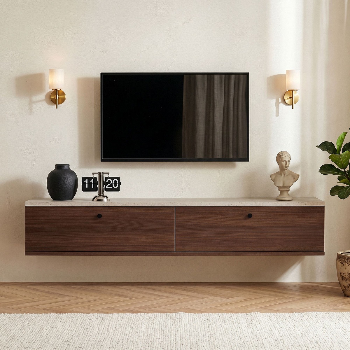 Norda Design TV-bord Ligne 140 25 x 140 x 25 cm