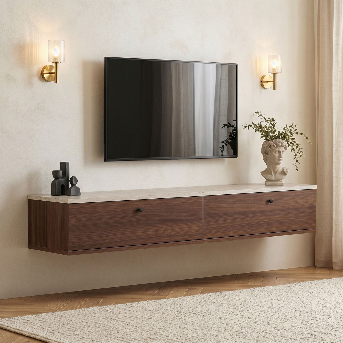 Norda Design TV-bord Ligne 160 25 x 160 x 25 cm