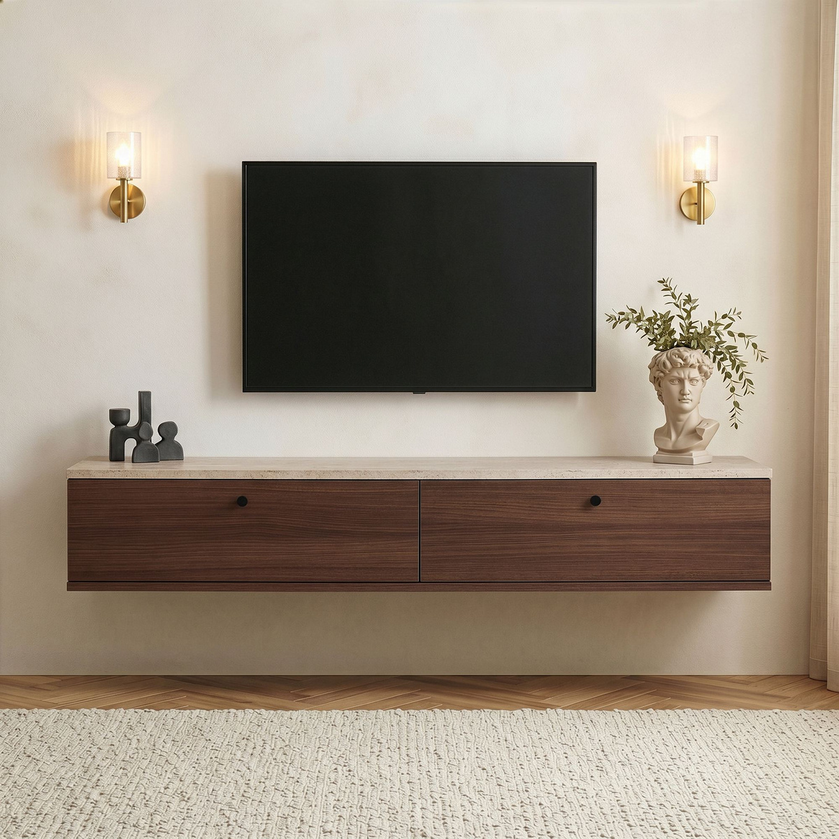 Norda Design TV-bord Ligne 160 25 x 160 x 25 cm