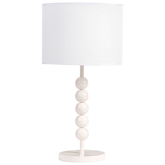 Bordlampe LOKY Metal Hvid