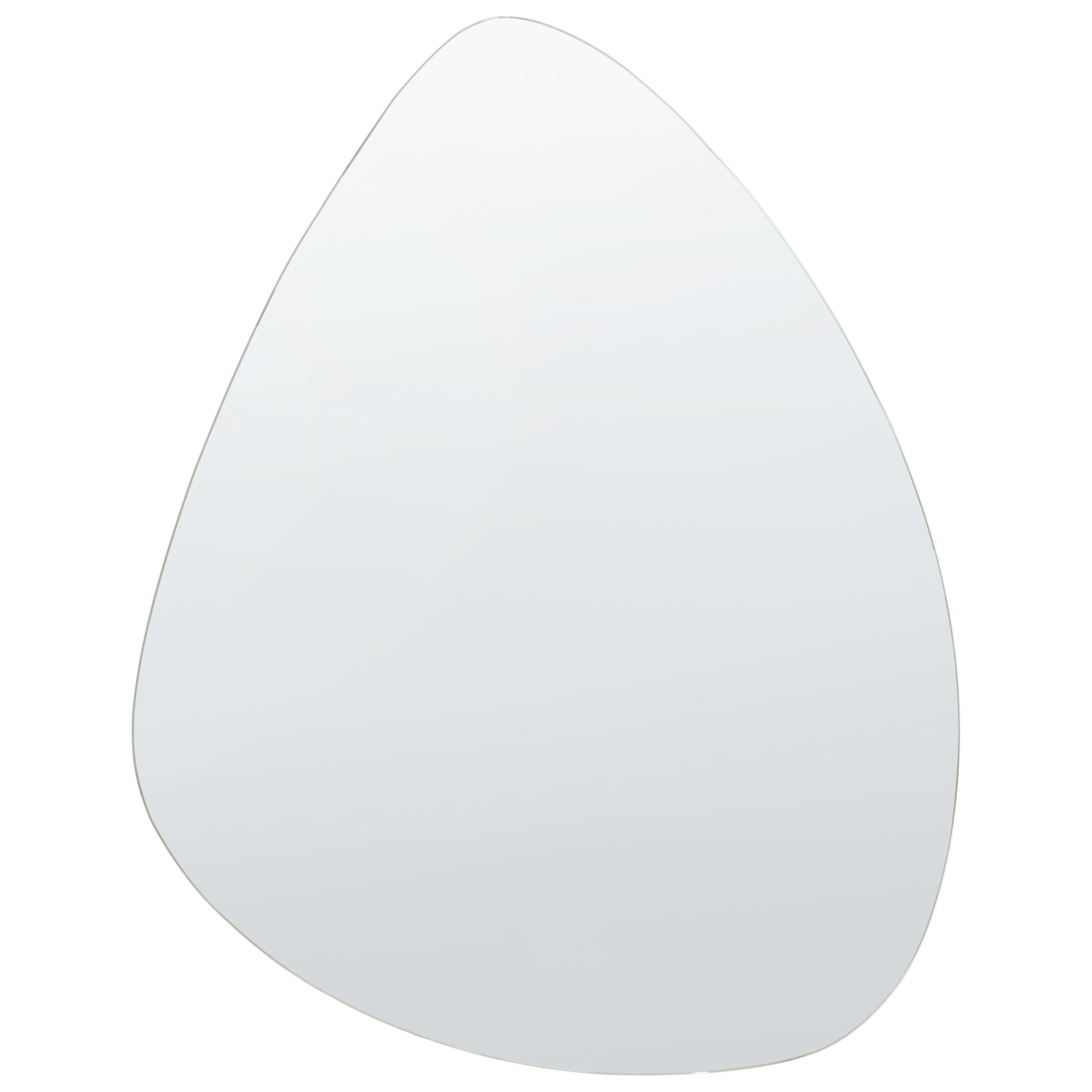 LED-badeværelsesspejl LUGNY 70 cm 90 cm Sølv
